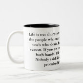 LIFE-Mok Tweekleurige Koffiemok (Links)