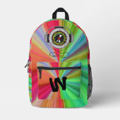 Life-muziek Bedrukte Rugzak (Voorkant)