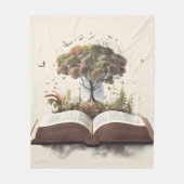 Life of Faith Tree Fleece Deken (Voorkant)