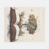 Life of Faith Tree Fleece Deken (Voorkant (Horizontaal))