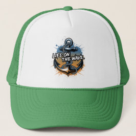 Life on the Wave Trucker Hat - Perfect voor Ocean Pet