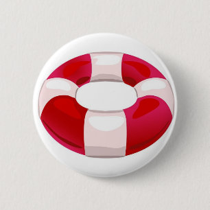 Life Preserver Ronde Button 5,7 Cm