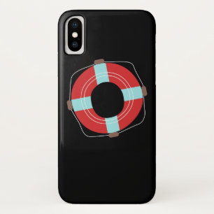 Life Preserver Water Swim Safety Lifeguard iPhone X Hoesje