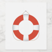 Life Preserver Wijn Etiket (Enkel label)