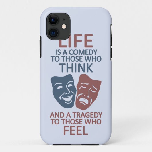Life quote aangepaste iPhone-case Case-Mate iPhone Case (Achterkant)