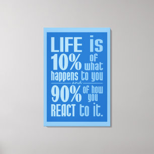 LIFE QUOTE canvas afdrukken