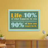 LIFE QUOTE impression de toile (Insitu(Salon))