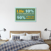 LIFE QUOTE impression de toile (Insitu(Chambre))
