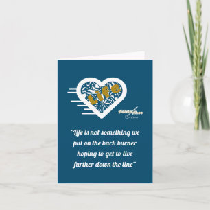 Life Quote Note Kaart van Poet Adiela Akoo