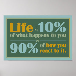 LIFE QUOTE-poster Poster