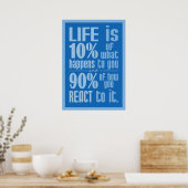 LIFE QUOTE-poster Poster (Keuken)