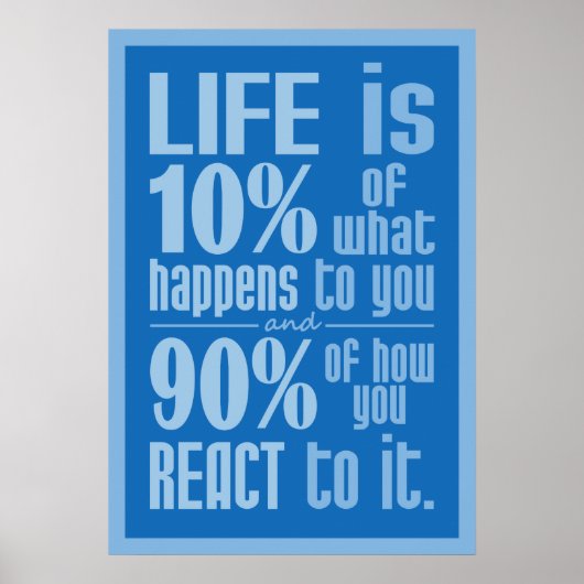 LIFE QUOTE-poster Poster (Voorkant)