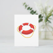 Life Ring Briefkaart (Staand voorkant)