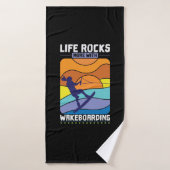 Life Rocks (Serviette de bain)