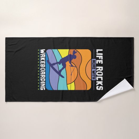 Life Rocks (Serviette de bain)