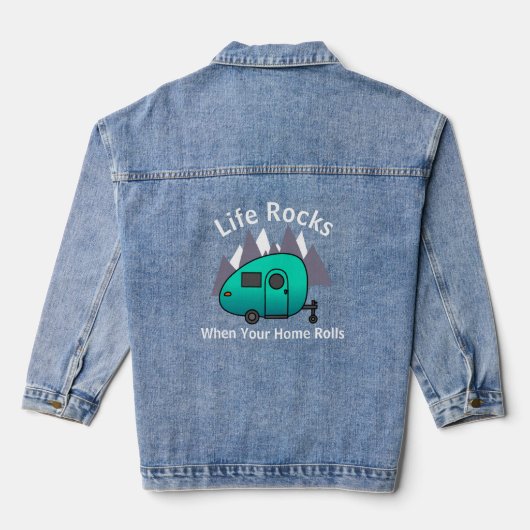 Life Rocks Camper Denim Jacket (Achterkant)
