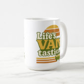 Life’s VANtastic Retro 70s Van Graphic Koffiemok (Voorkant rechts)