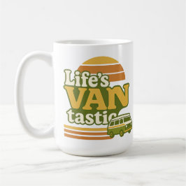 Life’s VANtastic Retro 70s Van Graphic Koffiemok