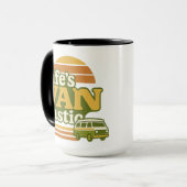 Life’s VANtastic Retro 70s Van Graphic Mok (Voorkant links)