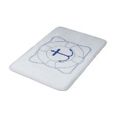 Life Saver/Anchor Bath Mat (Donkere afdruk) (Gekanteld)