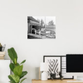 Life Saving Station, 1890.  foto Poster (Thuiskantoor)