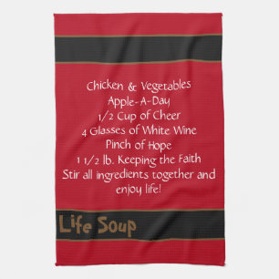 Life Soup Kitchen Towel-Double Stripe Theedoek