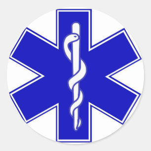 life star ronde sticker