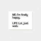 Life Sucks Post-it® Notes (Voorkant)