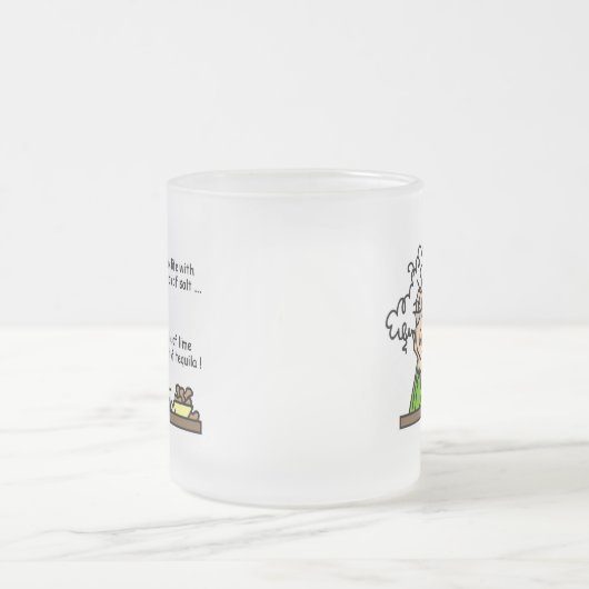 Life & Tequila Humor Matglas Koffiemok (Center)