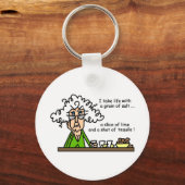 Life & Tequila Humor Sleutelhanger (Voorkant)