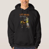 Life under construction hoodie (Voorkant)