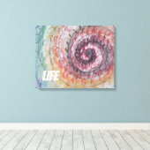 LIFE WALL ART PRINT VAN KUNSTENAAR PAULA REILLY. (Insitu (Houten vloer))
