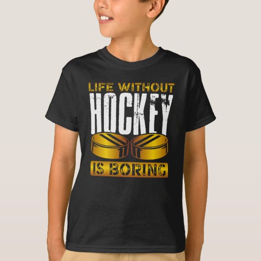 Life without hockey t-shirt (Voorkant)