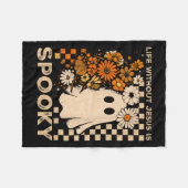 Life Without Jesus Is Soky Floral Christian Hallow Fleece Deken (Voorkant (Horizontaal))