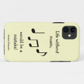 Life Without Music iPhone 5 Coque (Dos (Horizontal))
