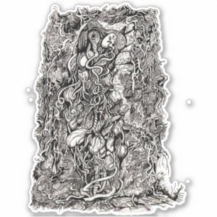 Life Without Skin, par Brian Benson, autocollant