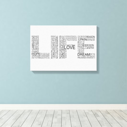 Life Wrapped Canvas Art (Insitu (Houten vloer))