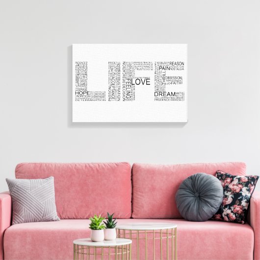 Life Wrapped Canvas Art (Insitu (Woonkamer))