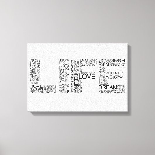 Life Wrapped Canvas Art Afdruk (Voorkant)