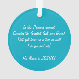 Life Wreath Acryl Ornament