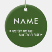 Lifeboot Holiday Ornament (Achterkant)