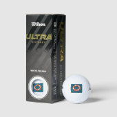 Lifebuoiring drijvend op water golfballen (Verpakking)