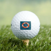 Lifebuoiring drijvend op water golfballen (Insitu Shirt)