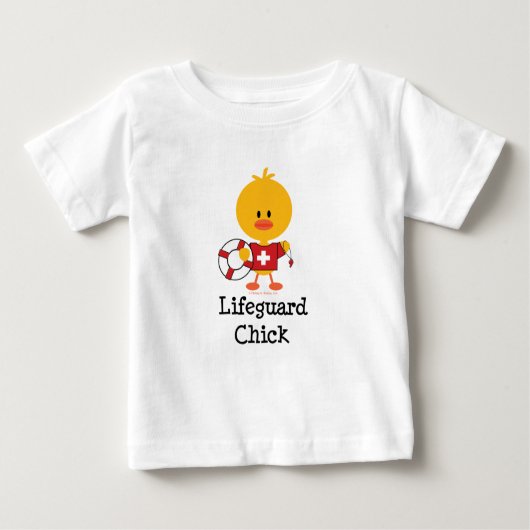 Lifeguard Chick Baby T-shirt (Voorkant)