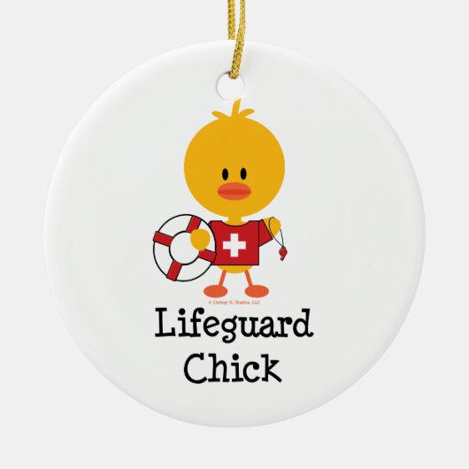 Lifeguard Chick Ornament (Voorkant)