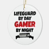 Lifeguard Gamer Keramisch Ornament (Links)