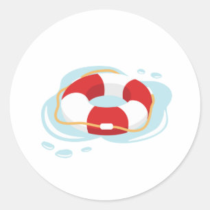 Lifeguard Saver Ronde Sticker