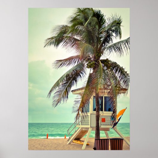 Lifeguard-station |Florida Poster (Voorkant)