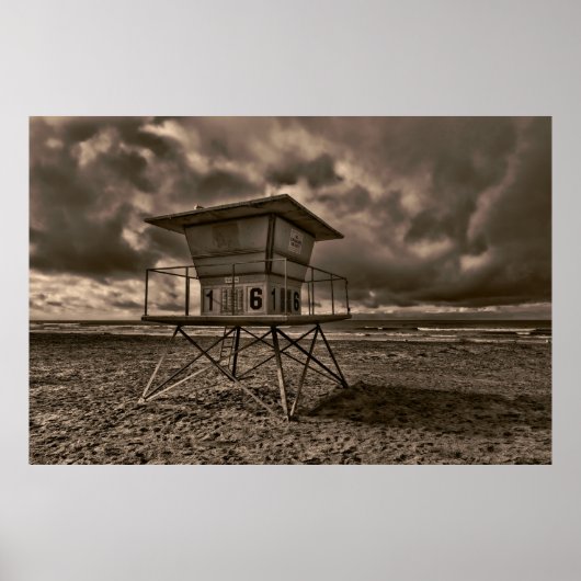 Lifeguard Tower # 16 Poster (Voorkant)
