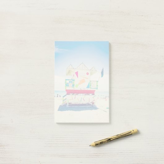 Lifeguard Tower | Zuid-Beach, Miami Post-it® Notes (Op bureau)
